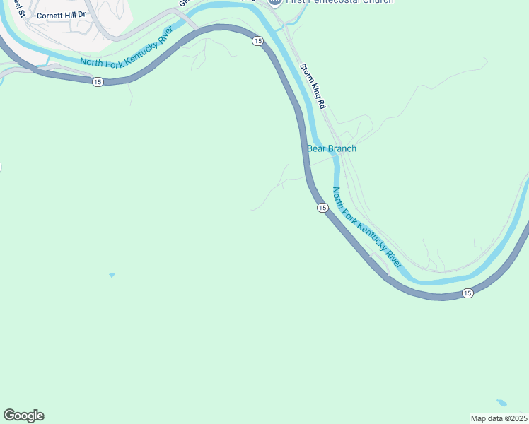 map of restaurants, bars, coffee shops, grocery stores, and more near 245 Boone Ledge Drive in Hazard