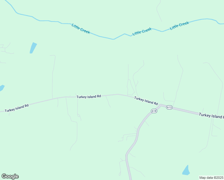 map of restaurants, bars, coffee shops, grocery stores, and more near 2107 Turkey Island Road in Crewe