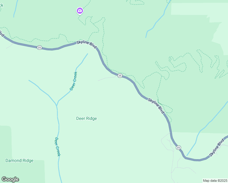 map of restaurants, bars, coffee shops, grocery stores, and more near 16621 Skyline Boulevard in Los Gatos