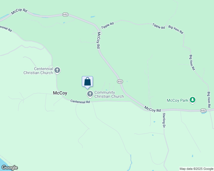 map of restaurants, bars, coffee shops, grocery stores, and more near 5960 Centennial Road in Blacksburg