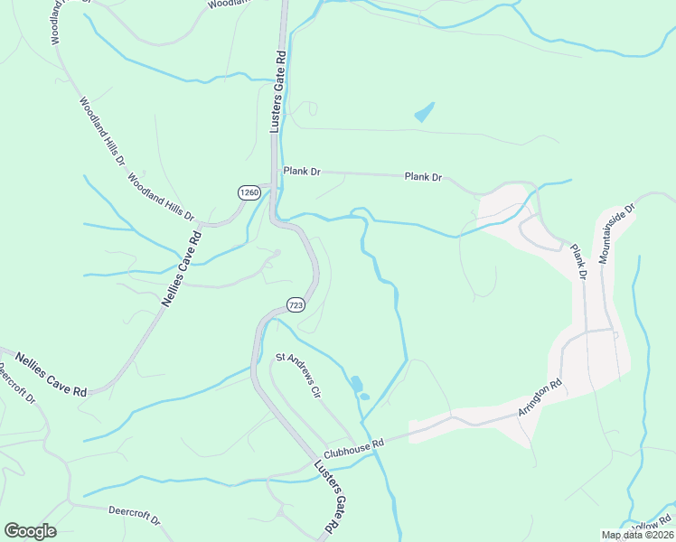 map of restaurants, bars, coffee shops, grocery stores, and more near 1850 Greenbrier Circle in Blacksburg