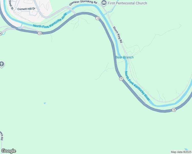 map of restaurants, bars, coffee shops, grocery stores, and more near 245 Boone Ledge Drive in Hazard