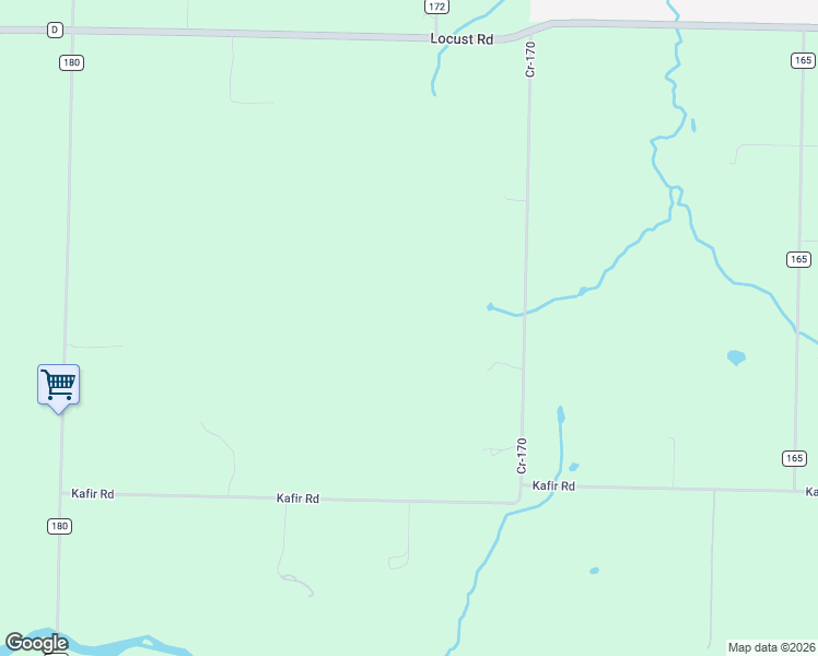 map of restaurants, bars, coffee shops, grocery stores, and more near 11355 County Road 170 in Carthage