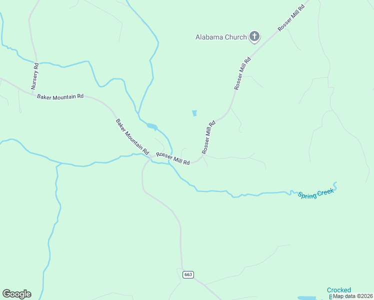 map of restaurants, bars, coffee shops, grocery stores, and more near 151 Rosser Mill Road in Pamplin