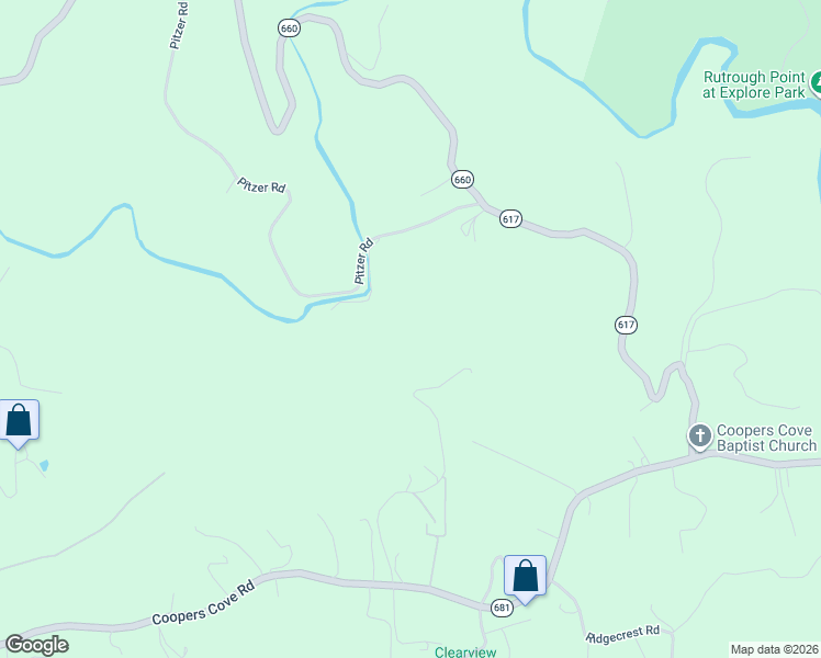 map of restaurants, bars, coffee shops, grocery stores, and more near 4728 Pitzer Road in Roanoke