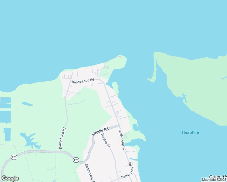 map of restaurants, bars, coffee shops, grocery stores, and more near 1304 Dandy Loop Road in Yorktown