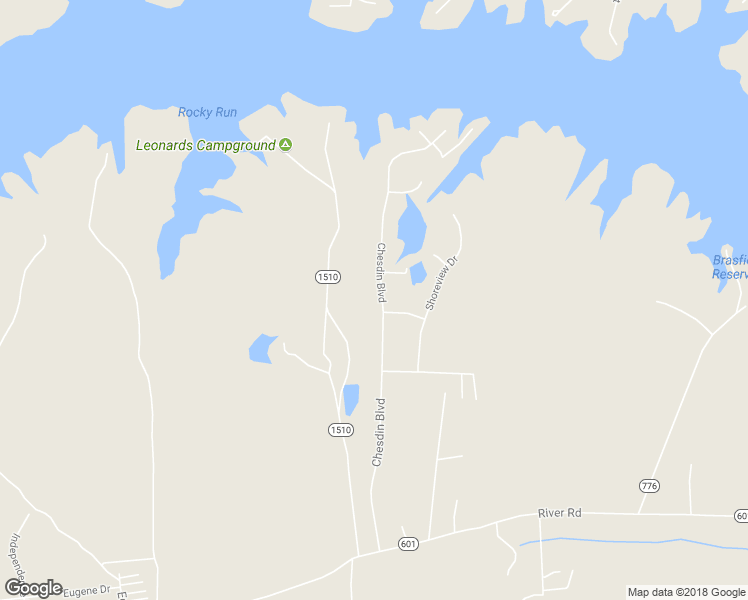 map of restaurants, bars, coffee shops, grocery stores, and more near 3816 Chesdin Boulevard in Sutherland