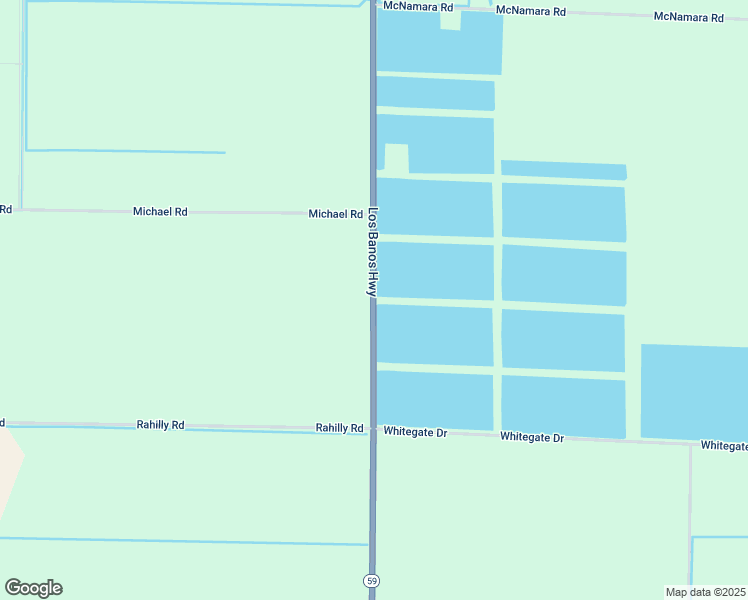 map of restaurants, bars, coffee shops, grocery stores, and more near 4826 Highway 59 in Merced