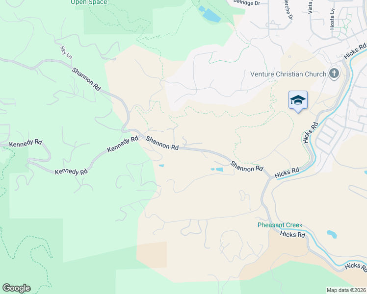 map of restaurants, bars, coffee shops, grocery stores, and more near 14411 Shannon Road in Los Gatos