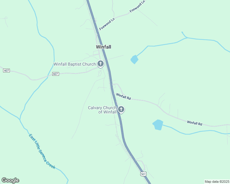 map of restaurants, bars, coffee shops, grocery stores, and more near 10 Winfall Road in Gladys