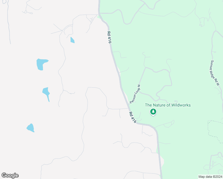 map of restaurants, bars, coffee shops, grocery stores, and more near Road 416 in Coarsegold