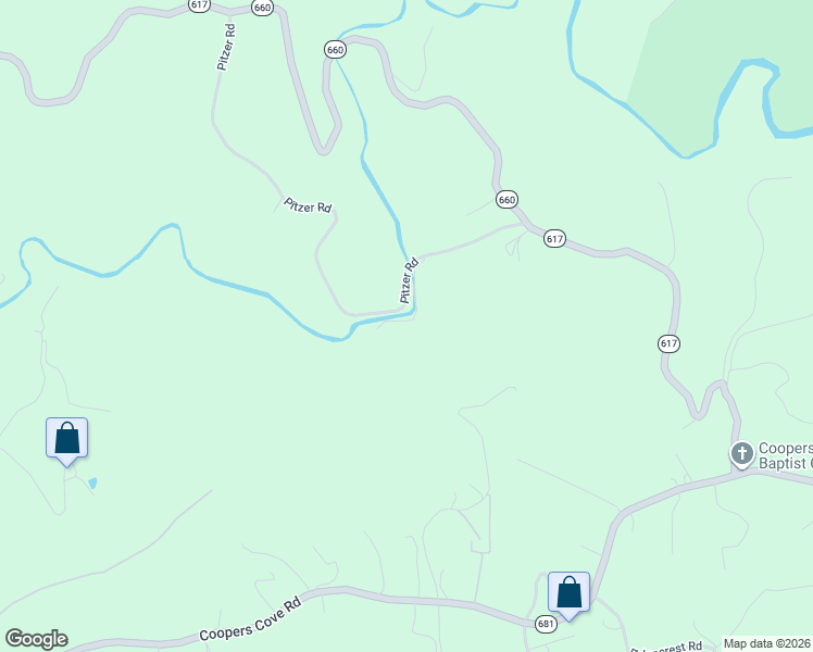 map of restaurants, bars, coffee shops, grocery stores, and more near 4728 Pitzer Road in Roanoke