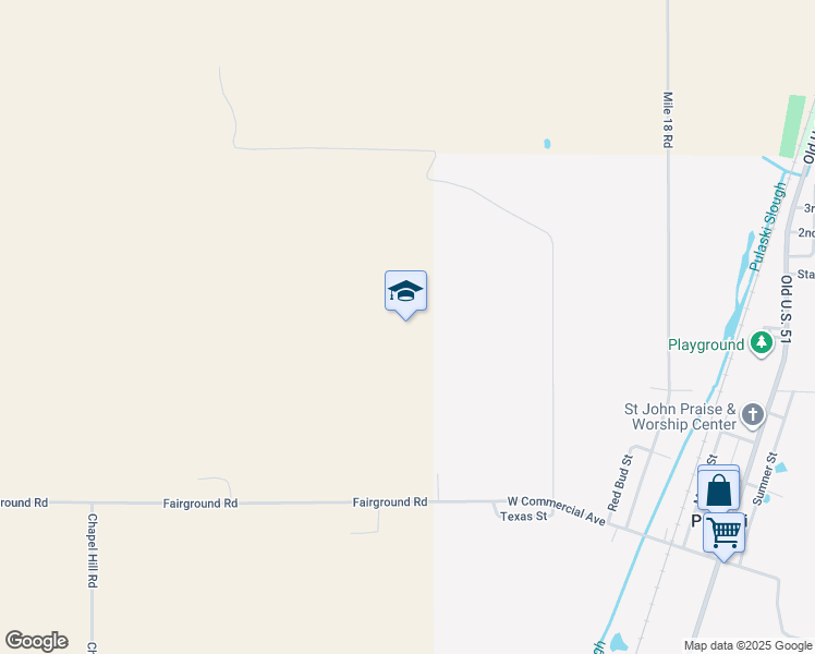 map of restaurants, bars, coffee shops, grocery stores, and more near in Pulaski