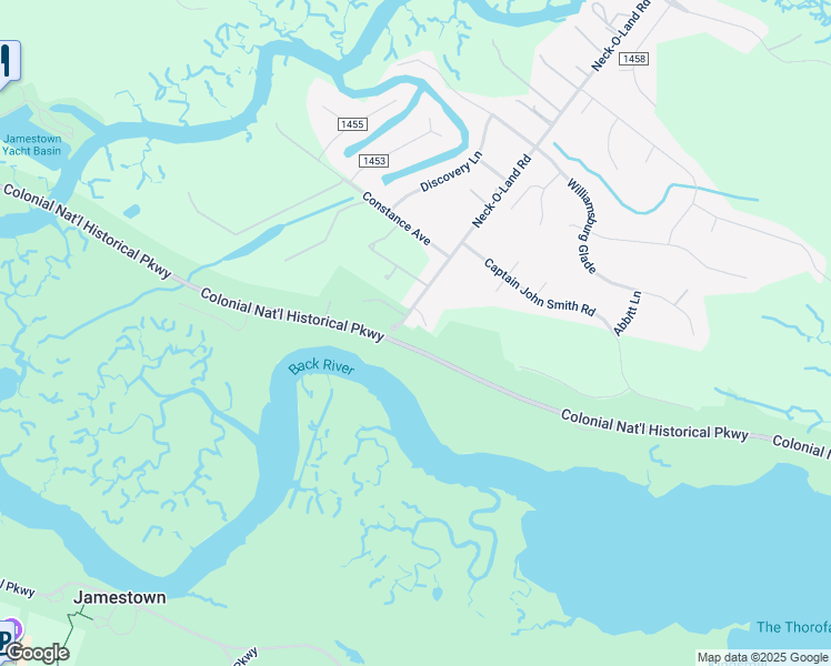 map of restaurants, bars, coffee shops, grocery stores, and more near 544 Neck-O-Land Road in Williamsburg