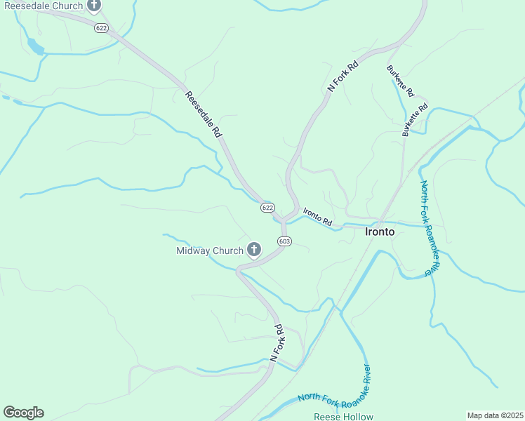 map of restaurants, bars, coffee shops, grocery stores, and more near 1871 Reesedale Road in Elliston