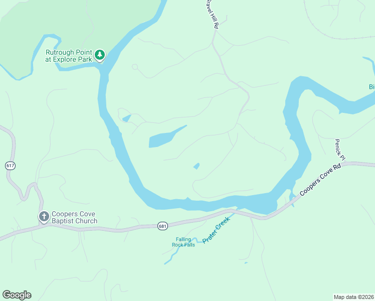 map of restaurants, bars, coffee shops, grocery stores, and more near 1540 Winding Timber Lane in Vinton