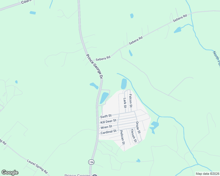 map of restaurants, bars, coffee shops, grocery stores, and more near 6827 Prince George Drive in Prince George