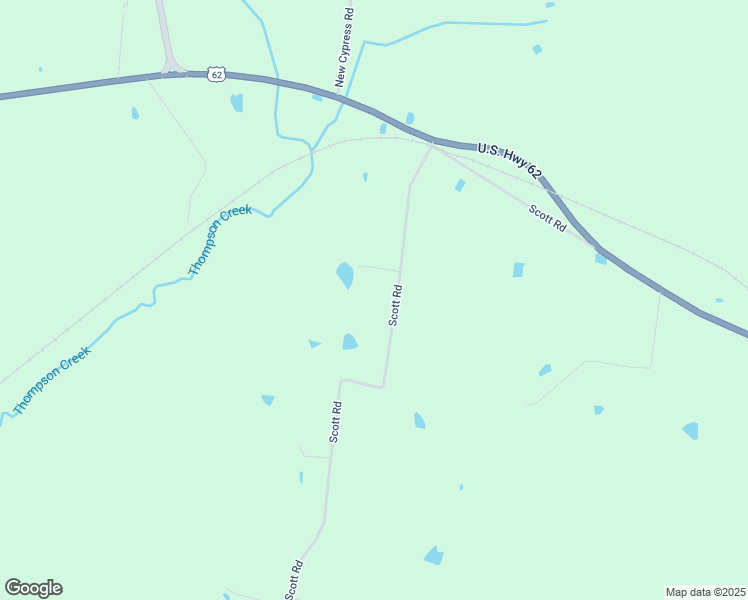 map of restaurants, bars, coffee shops, grocery stores, and more near Scott Road in Greenville