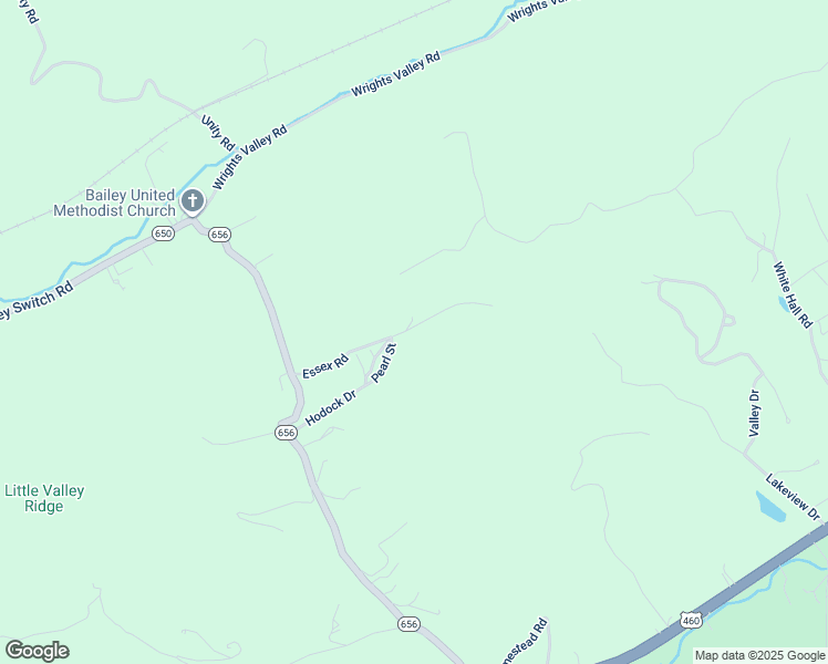 map of restaurants, bars, coffee shops, grocery stores, and more near 366 Essex Road in Bluefield
