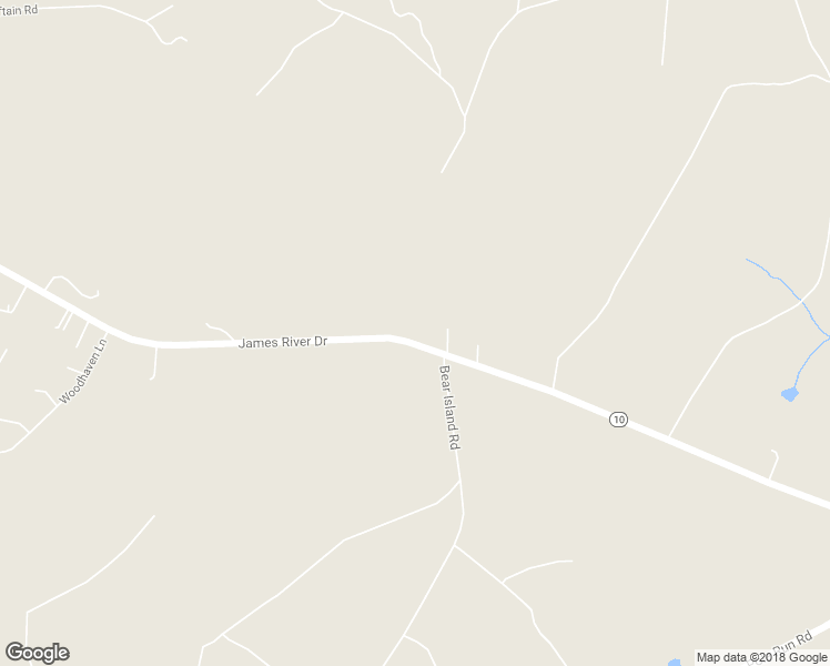 map of restaurants, bars, coffee shops, grocery stores, and more near 16418 James River Drive in Disputanta
