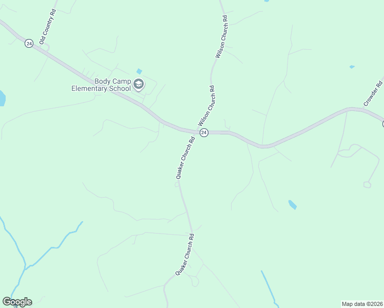 map of restaurants, bars, coffee shops, grocery stores, and more near 1076 Quaker Church Road in Bedford