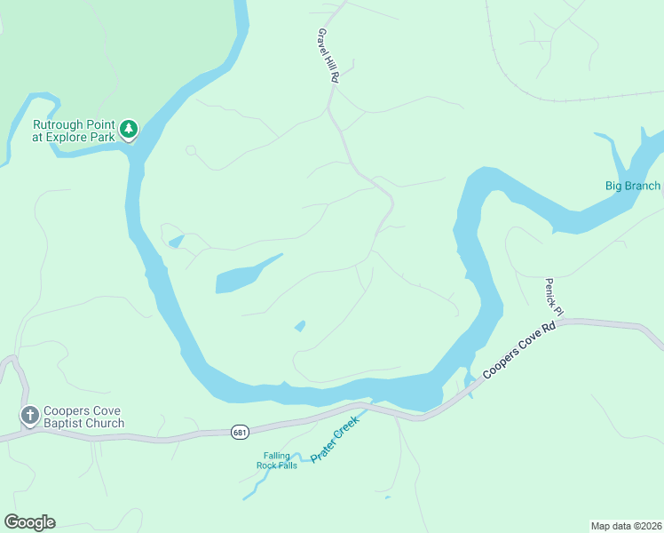 map of restaurants, bars, coffee shops, grocery stores, and more near 1285 Winding Timber Lane in Vinton