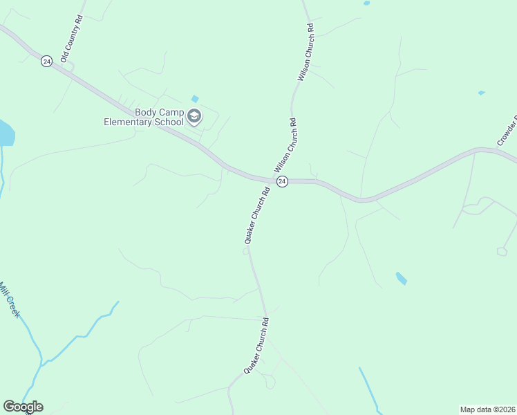 map of restaurants, bars, coffee shops, grocery stores, and more near 1076 Quaker Church Road in Bedford