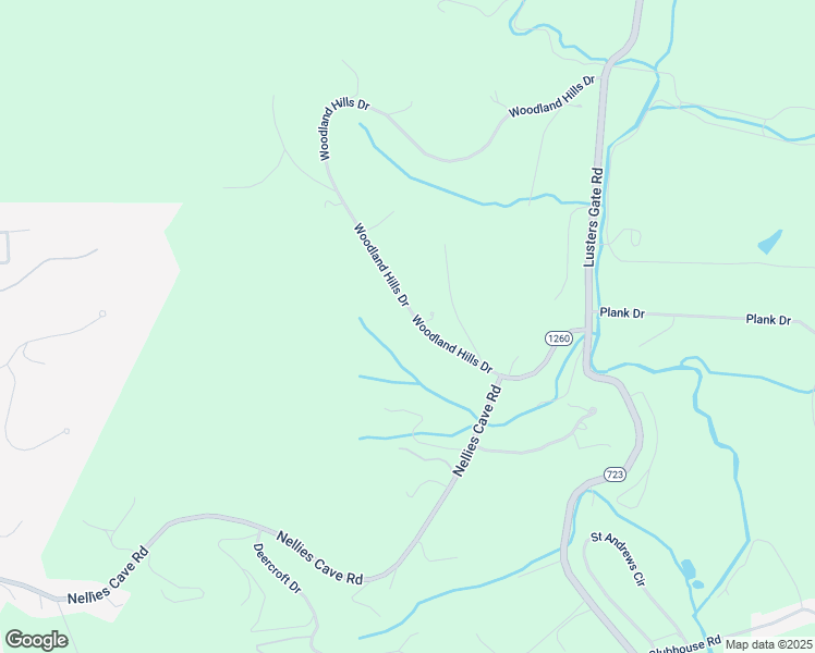 map of restaurants, bars, coffee shops, grocery stores, and more near 2195 Woodland Hills Drive in Blacksburg