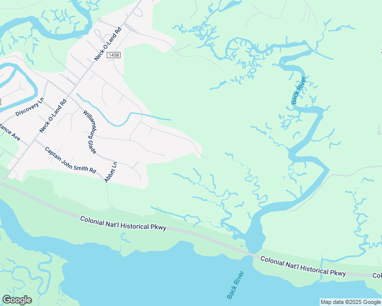 map of restaurants, bars, coffee shops, grocery stores, and more near 2248 Moonlight Point in Williamsburg