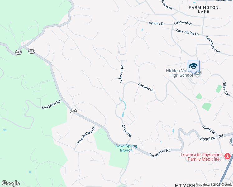 map of restaurants, bars, coffee shops, grocery stores, and more near 6018 Wimbledon Court in Cave Spring