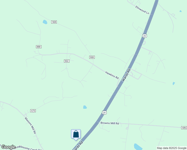 map of restaurants, bars, coffee shops, grocery stores, and more near 80 June Way in Evington