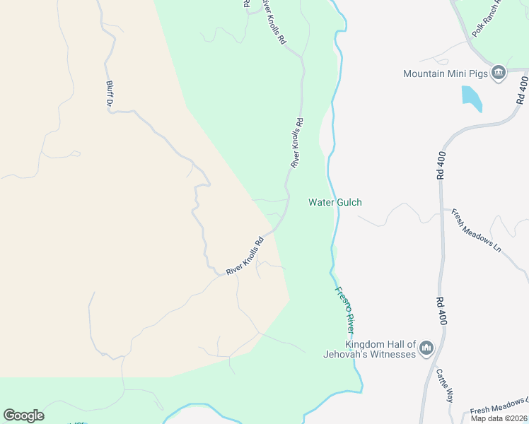 map of restaurants, bars, coffee shops, grocery stores, and more near 32628 River Knolls Road in Coarsegold