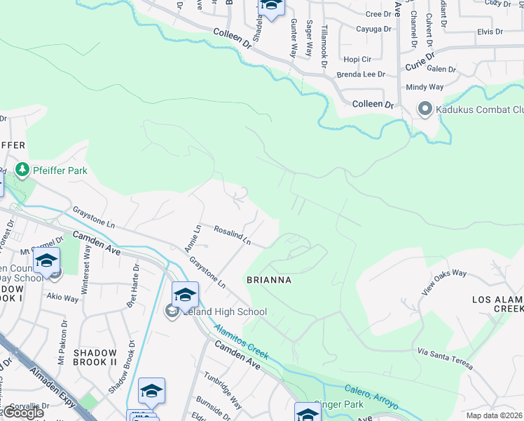 map of restaurants, bars, coffee shops, grocery stores, and more near 18616 Skuse Court in San Jose