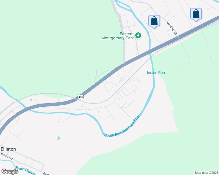 map of restaurants, bars, coffee shops, grocery stores, and more near 5201 Tango Lane in Elliston