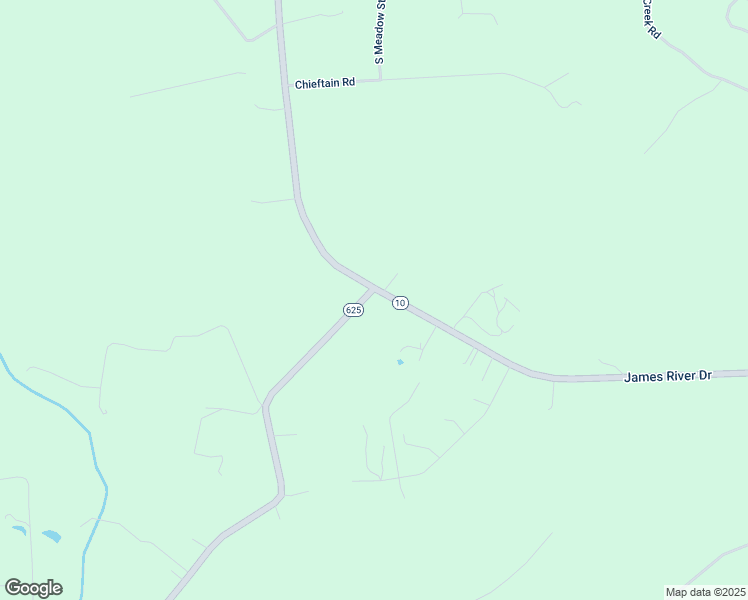 map of restaurants, bars, coffee shops, grocery stores, and more near 15501 James River Drive in Disputanta