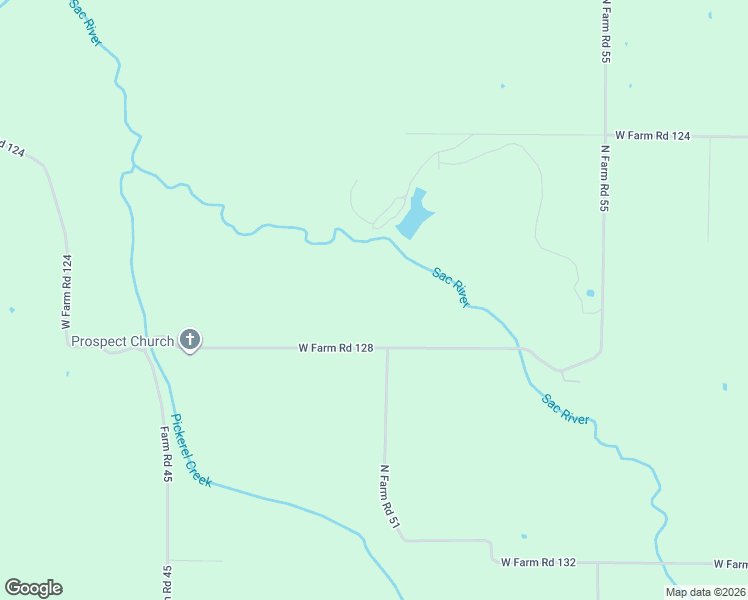 map of restaurants, bars, coffee shops, grocery stores, and more near 11901 West Farm Road 128 in Bois D'Arc