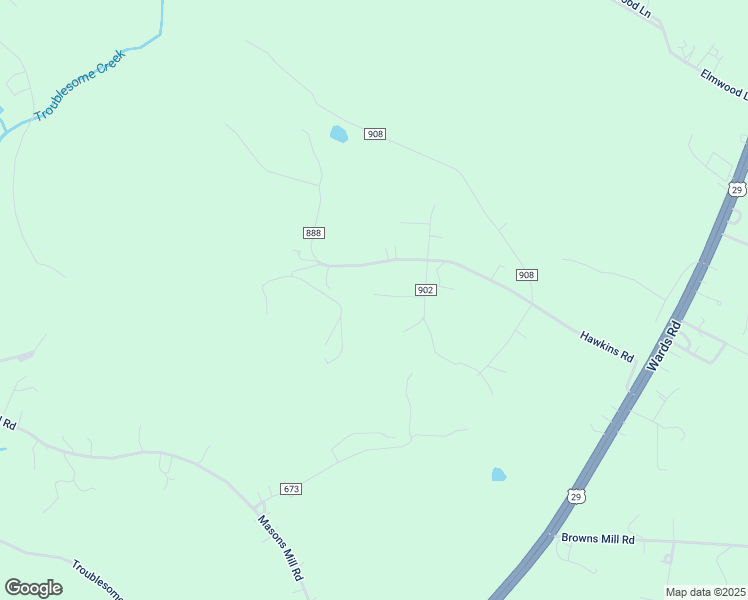 map of restaurants, bars, coffee shops, grocery stores, and more near 103 Charlotte Drive in Evington