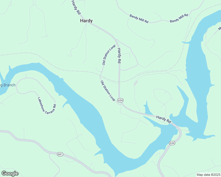map of restaurants, bars, coffee shops, grocery stores, and more near 1424 Old Station Loop in Hardy