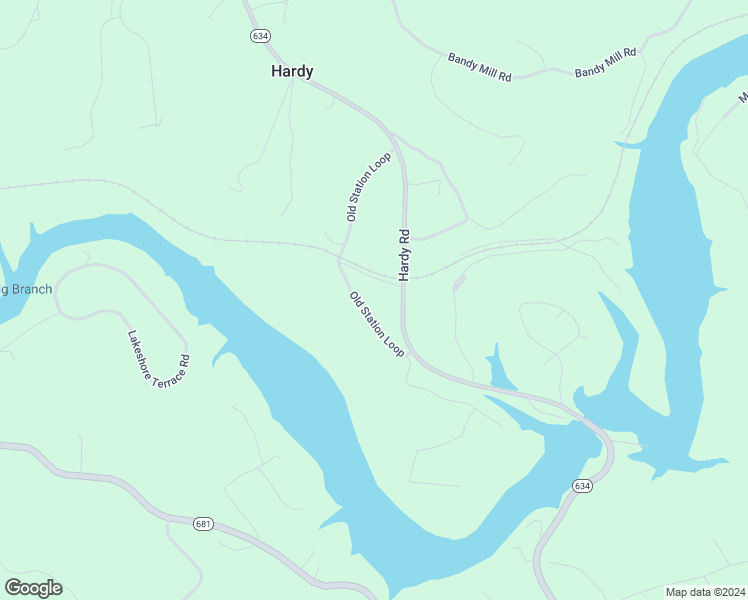 map of restaurants, bars, coffee shops, grocery stores, and more near 1424 Old Station Loop in Hardy