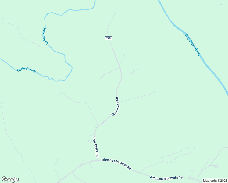 map of restaurants, bars, coffee shops, grocery stores, and more near 618 Orrix Creek Road in Evington