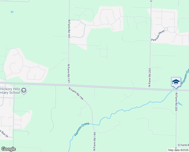 map of restaurants, bars, coffee shops, grocery stores, and more near 5109 State Highway YY in Springfield