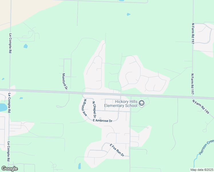 map of restaurants, bars, coffee shops, grocery stores, and more near 4360 East Kentbrook Drive in Springfield