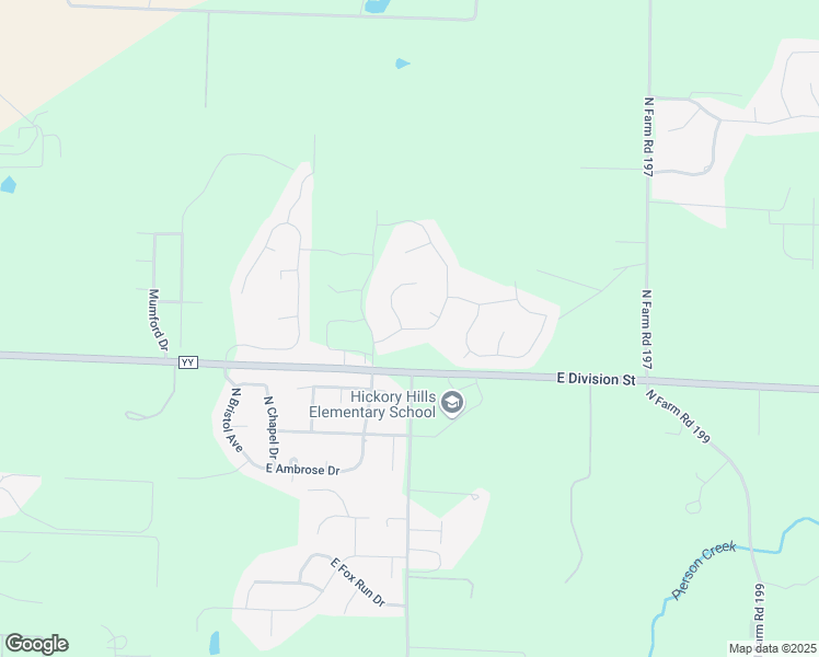 map of restaurants, bars, coffee shops, grocery stores, and more near 4638 East Kentbrook Drive in Springfield