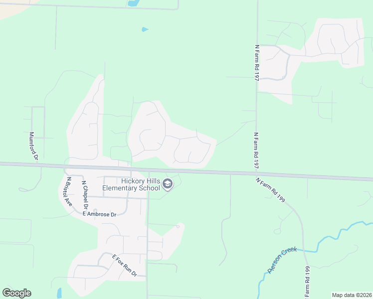 map of restaurants, bars, coffee shops, grocery stores, and more near 4728 East Kentbrook Drive in Springfield