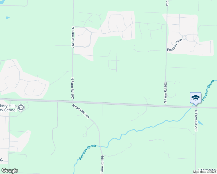 map of restaurants, bars, coffee shops, grocery stores, and more near 5109 State Highway YY in Springfield