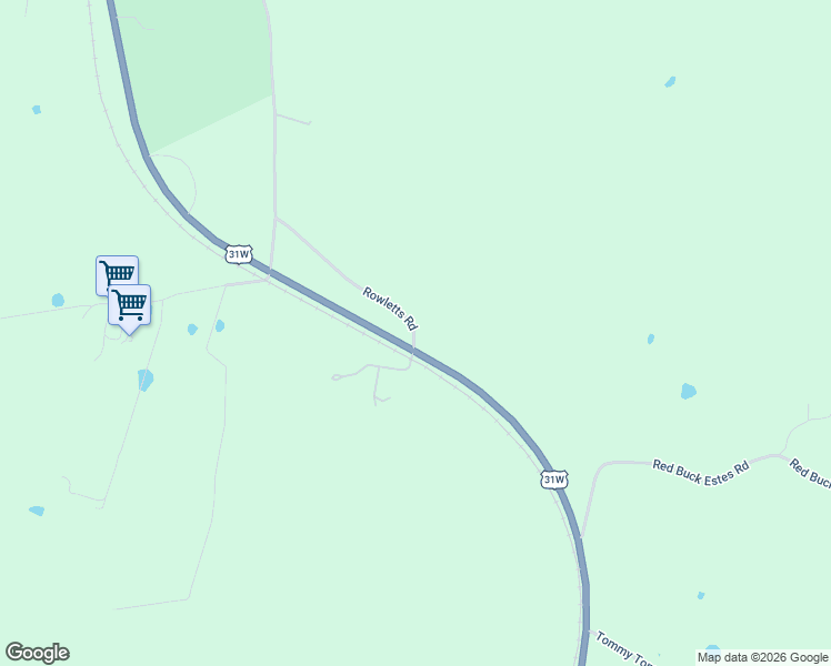 map of restaurants, bars, coffee shops, grocery stores, and more near 325 Rowletts Road in Horse Cave