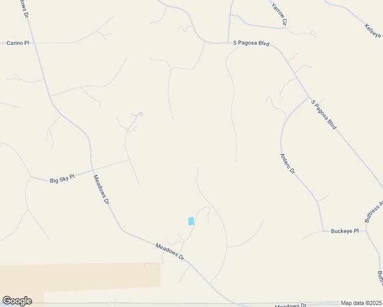 map of restaurants, bars, coffee shops, grocery stores, and more near 594 Belford Place in Pagosa Springs