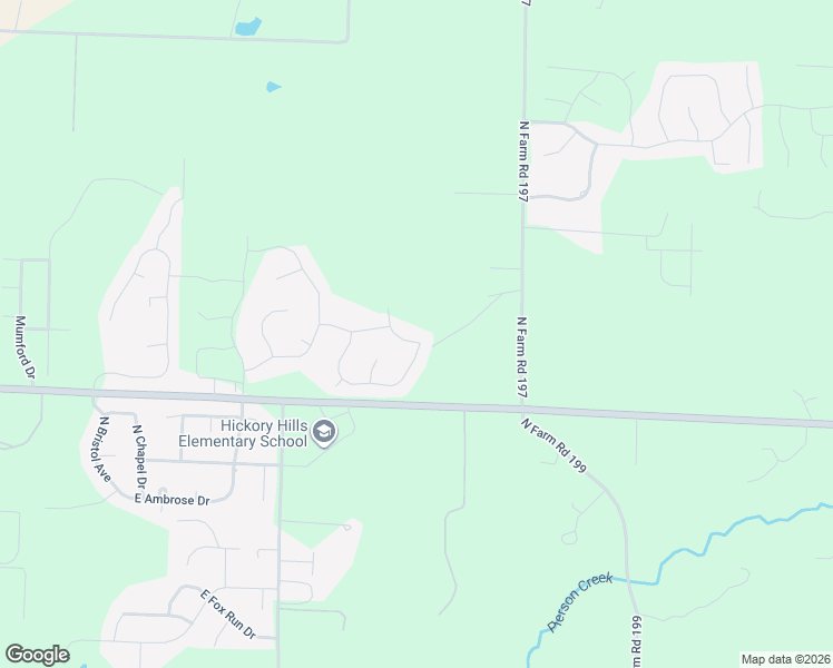 map of restaurants, bars, coffee shops, grocery stores, and more near 1649 North Farm Road 197 in Springfield