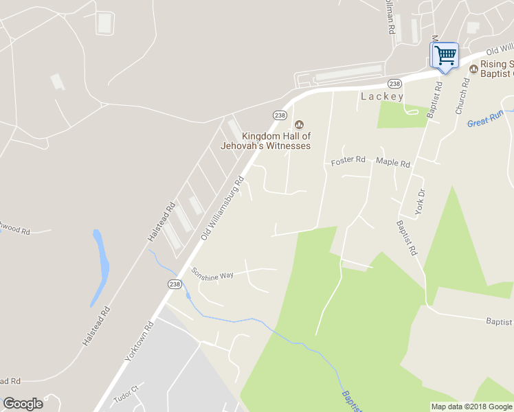 map of restaurants, bars, coffee shops, grocery stores, and more near 117 Maurice Court in Yorktown