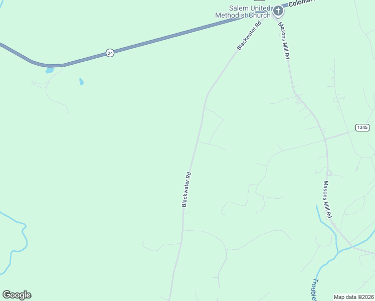 map of restaurants, bars, coffee shops, grocery stores, and more near 757 Blackwater Road in Evington